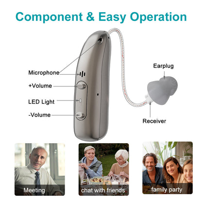 🔥Limited Offer🔥Smart, Self-Fitting Bluetooth Hearing Aids (App Controlled)