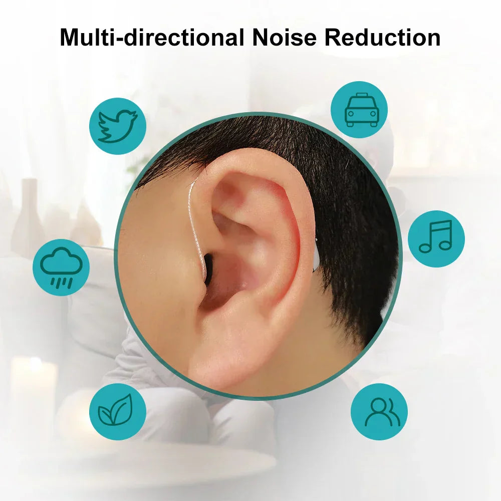 🔥Limited Offer🔥Smart, Self-Fitting Bluetooth Hearing Aids (App Controlled)